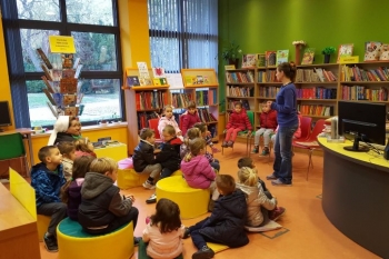 “Leptirići” u posjetu Knjižnici